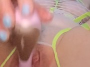 Fucking myself with a pink dildo 5/16