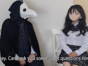 HENTAI Aibu。森。セクシーな衣装。自分の指でオナニー。 14/16