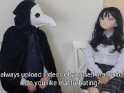 HENTAI Aibu。森。セクシーな衣装。座って電動バイブでオナニー。 14/16