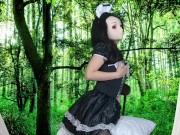 HENTAI Aibu。森。メイド。拘束されながらオナニー。 7/16