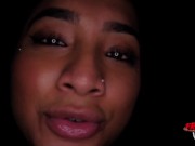 Yasmina Khan takes on Huge BBC and gets her first Golden Shower with cumshot 14/16