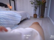 Step Mom seduce Step Son and help him to cum quick while is not home CarryLight MILF 2/16