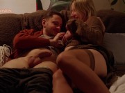 Alex continues after cumming for Bonnie to enjoy her orgasm 6/16