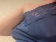 （個人撮影）服の上から乳首をクリクリ 10/16