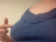 （個人撮影）服の上から乳首をクリクリ 13/16