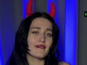 Demon succubus is going to make you obey to his cum control magic