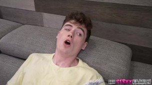 FUCK ME My Oiled Up Stepaunt Rode My COCK! - MyPervyFamily