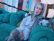 Tattoo Model Pornstar Anuskatzz talks about jelousy ASMR Youtube channel: ASMRkatz SFW inked hippie 13/16