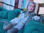 Tattoo Model Pornstar Anuskatzz talks about jelousy ASMR Youtube channel: ASMRkatz SFW inked hippie 4/16