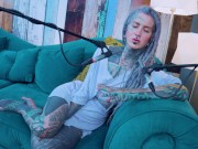 Tattoo Model Pornstar Anuskatzz talks about jelousy ASMR Youtube channel: ASMRkatz SFW inked hippie 6/16