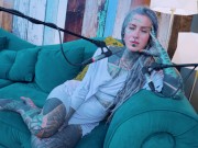 Tattoo Model Pornstar Anuskatzz talks about jelousy ASMR Youtube channel: ASMRkatz SFW inked hippie 7/16