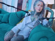 Tattoo Model Anuskatzz talks about Love - ASMR Youtube channel: ASMRkatz SFW 13/16
