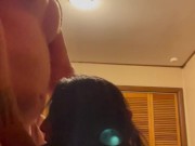 Plugged, spanked and cum shot on the face 10/16