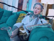 Tattoo Model Pornstar Anuskatzz talks about desire ASMR Youtube channel: ASMRkatz SFW inked hippie 10/16