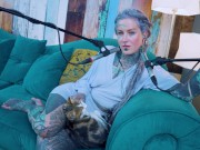 Tattoo Model Pornstar Anuskatzz talks about desire ASMR Youtube channel: ASMRkatz SFW inked hippie 5/16