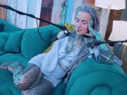 Tattoo Model Pornstar Anuskatzz talks about passion ASMR Youtube channel: ASMRkatz SFW inked hippie 10/16