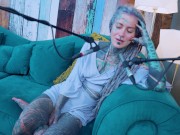 Tattoo Model Pornstar Anuskatzz talks about passion ASMR Youtube channel: ASMRkatz SFW inked hippie 15/16