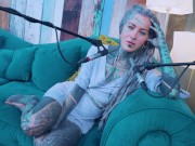 Tattoo Model Pornstar Anuskatzz talks about passion ASMR Youtube channel: ASMRkatz SFW inked hippie 2/16