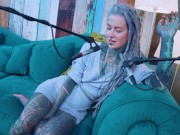 Tattoo Model Pornstar Anuskatzz talks about passion ASMR Youtube channel: ASMRkatz SFW inked hippie 4/16