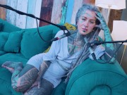 Tattoo Model Pornstar Anuskatzz talks about passion ASMR Youtube channel: ASMRkatz SFW inked hippie 5/16