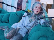Tattoo Model Pornstar Anuskatzz talks about passion ASMR Youtube channel: ASMRkatz SFW inked hippie 7/16