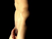 crazy twitchy cock and sexy dance