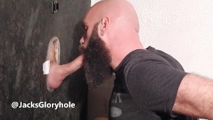 Milking BoBaxxter and Getting a Gloryhole Facial