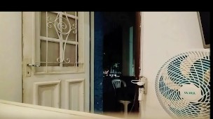 I went to Belo Horizonte and showed off on the street in front of the bar at night on the balcony of