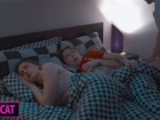 S3E6: Step mom Shares bed with new Wife and Step daughter while Step son fuck them till cum inside 8/16