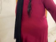 Arabian Beautiful Hotel Maid Cleaning My Room & i see her huge ass & huge Boobs 6/16