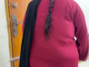 Arabian Beautiful Hotel Maid Cleaning My Room & i see her huge ass & huge Boobs 7/16