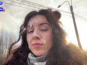 Ex-girlfriend asks me to fuck her one last time before breaking up in a car in public - Cumwalk 16/16