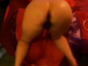 Very Hairy Ass and Pussy German mature Milf close-up pov doggy fuck moaning 4/16