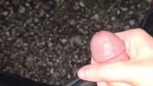 Jacking off in public neighborhood