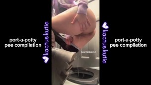 port-a-potty pee compilation