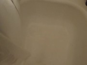 Quick soapy piss in the shower