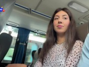 Public Cock Jerking Off On A Bus Full Of People - Made Him Cum Hard By Hand! - Cock Flashing 10/16