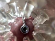 Super camera. Cumming in pussy from a catheter 1/16