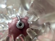 Super camera. Cumming in pussy from a catheter 10/16