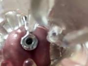 Super camera. Cumming in pussy from a catheter 11/16