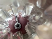 Super camera. Cumming in pussy from a catheter 12/16