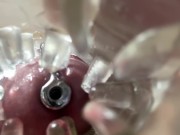 Super camera. Cumming in pussy from a catheter 13/16