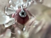 Super camera. Cumming in pussy from a catheter 4/16