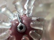 Super camera. Cumming in pussy from a catheter 6/16