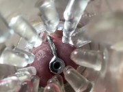 Super camera. Cumming in pussy from a catheter 7/16