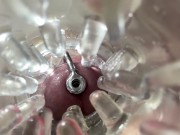 Super camera. Cumming in pussy from a catheter 9/16