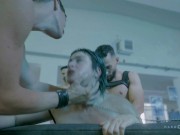 Insatiable Interview: Freya Dominated in Sweaty 7 Man Gangbang 15/16