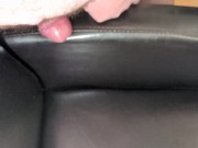 Cuming on Girlfriend's Super Soft Leather Chair !