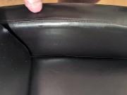 Cuming on Girlfriend's Super Soft Leather Chair ! 12/16