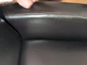 Cuming on Girlfriend's Super Soft Leather Chair ! 15/16